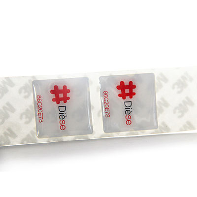 L'etichetta a resina epossidica 13.56MHz di Rfid della stampa della resina su ordinazione del PVC impermeabilizza