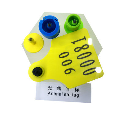 YRA01 RFID Smart etichetta l'animale elettronico dell'orecchio RFID etichetta per l'allevamento degli animali