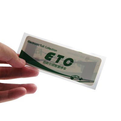 Autoadesivo Monza M4QT del parabrezza di frequenza ultraelevata dell'etichetta di frequenza ultraelevata di carta patinata RFID