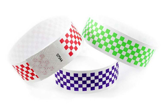 Polsino eliminabile 210*35mm di Rfid della carta della prova dell'acqua 250*30mm