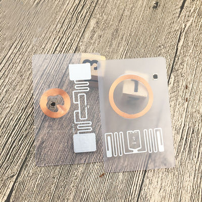 SE rivestimento lucido Smart Card RFID della carta a due frequenze ibrida di frequenza ultraelevata