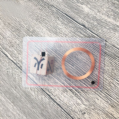 SE rivestimento lucido Smart Card RFID della carta a due frequenze ibrida di frequenza ultraelevata