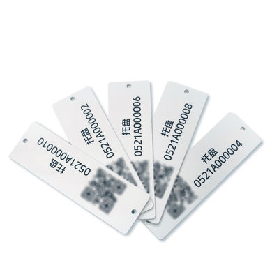 Il pallet della scatola RFID di volume d'affari etichetta la norma ad alta frequenza di frequenza ultraelevata di 80*25mm