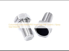 Il metallo su misura il RFID Smart della vite etichetta materiale d'acciaio ceramico/a resina epossidica di frequenza ultraelevata